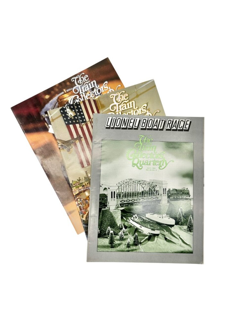 The Train Collectors Quarterly Magazines Vol 33 No 4 & Vol 62 No 3+4 Collectible